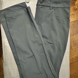 Elegant Slate Gray Men's Dress Pants